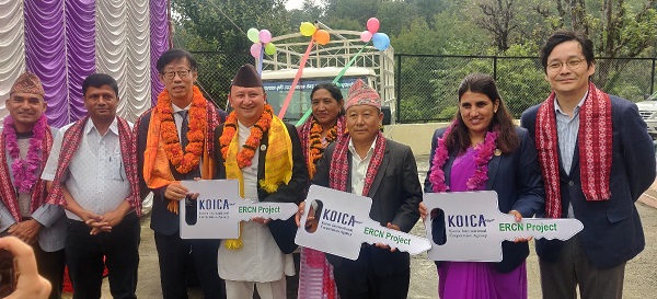 KOICA-KDS Donate Agricultural Collection Center and Vehicles to Manekharka, Nepal